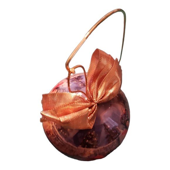 Vintage  1997 Holiday Barbie Ornament Decoupage - Picture 7 of 12